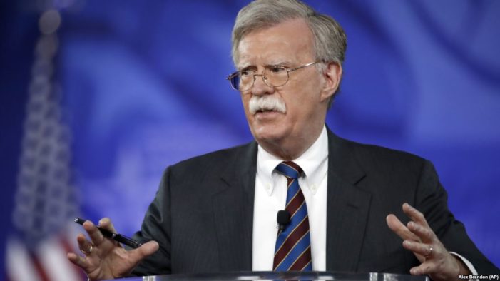 Iran calls Bolton’s appointment ‘a matter of shame’