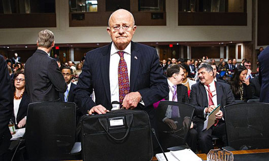 House Committee report finds Director of National Intelligence Clapper misled Congress