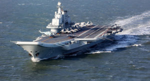 China again sends aircraft carrier through Taiwan Strait