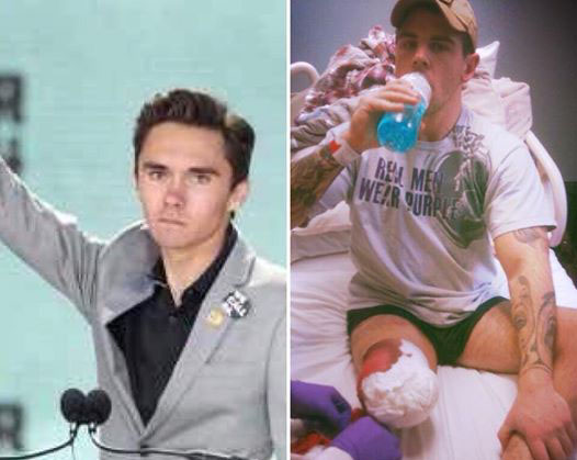 Wounded Army vet to David Hogg: ‘It’s not a gun problem’