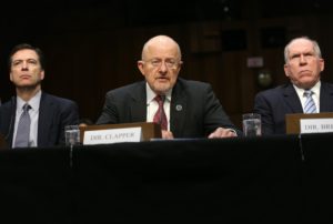 State of collusion with foreign powers: James Clapper, Donald MacLean, Benedict Arnold
