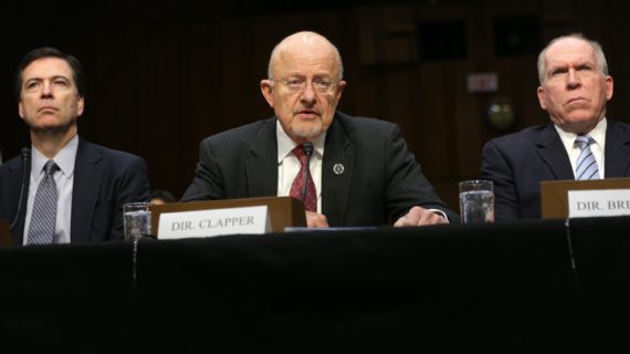 State of collusion with foreign powers: James Clapper, Donald MacLean, Benedict Arnold