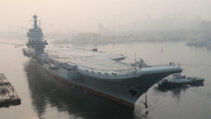 China’s first domestically-built aircraft carrier begins sea trials