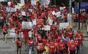Working parents in NC scramble for childcare as teachers rally in Raleigh