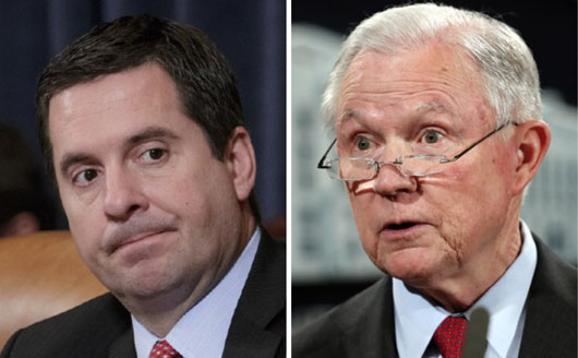 Nunes threat: Congress will hold Attorney Gen. Sessions in contempt