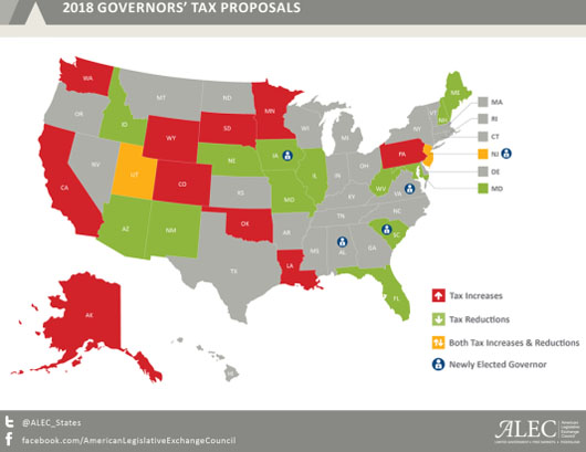 Trump tax cuts followed by similar proposals in 11 states