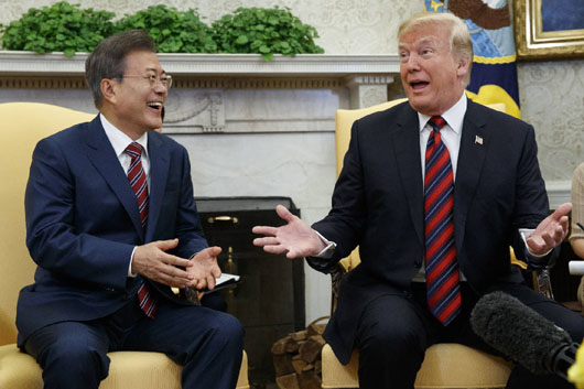 Leaders of both Koreas learn that Trump listens well but keeps own counsel