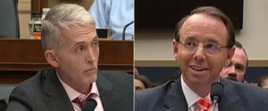 Trey Gowdy to Rosenstein on Russia probe: ‘‘Finish it the hell up!’