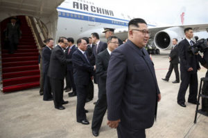 Kim Jong-Un flies into Singapore on Xi Jinping’s Boeing 747