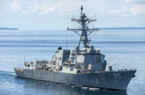 U.S. warships answer China with pass through Taiwan Strait