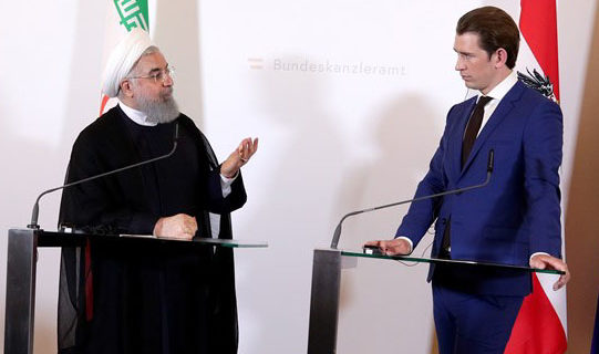 Austria’s Kurz to Iran’s Rouhani: Calling for Israel’s demise ‘absolutely unacceptable’