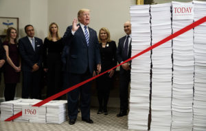 Under Trump, agencies slash regulations at record pace: 12 of 22 surpass savings goals