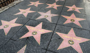 Trump’s Hollywood Walk of Fame star multiplies