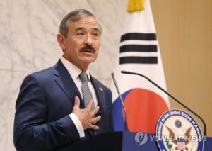 U.S. ambassador to Seoul unhappy with police response to intruder in his residence