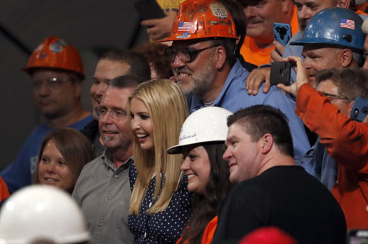 On campaign trail Ivanka discovered a cause: America’s ‘forgotten men and women’