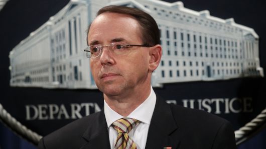 Dead man walking? Rosenstein ‘resigns’ but shows up at White House meeting