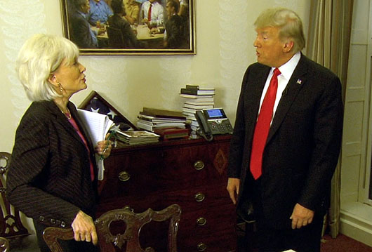 Trump on 60 Minutes: Lesley Stahl was no match for POTUS