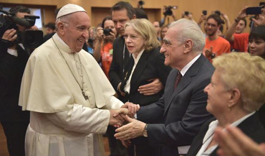 Goodfellas in Rome: Scorcese briefs the Pope on the subject of ‘evil’