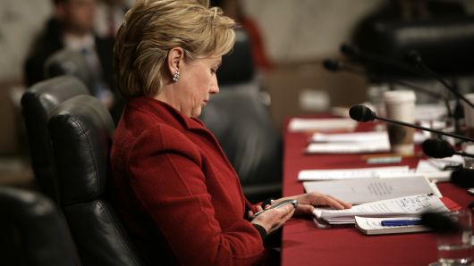 Bill did it: Under oath, Clinton had an explanation for her private email server