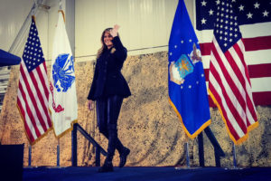 Melania wows the troops at visit to joint base in Hampton, Va.