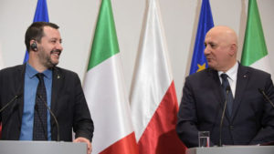 Populist leaders from Italy and Poland tackle ‘French-German axis’