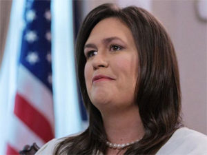 God, the White House and Donald Trump: Sarah Sanders connects the dots