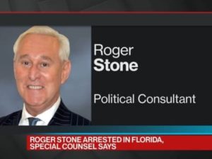 An FBI-CNN exclusive: Stone arrested by agents with large weapons, bullet-proof vests
