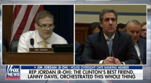 Jordan charges ‘Clinton operative Lanny Davis’ orchestrated forum for ‘convicted felon’