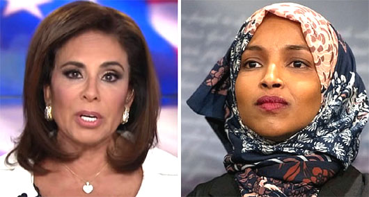 Sharia law’s big week: Rep. Omar prevails, Judge Jeanine reprimanded . . . by Fox News