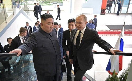 Putin speaks for Kim: ‘International law’ guarantees needed, not ‘law of the strongest’