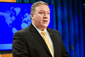 Pompeo in testimony touts coming peace plan, won’t commit to ‘two state’ solution