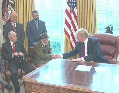 Trump salutes WWII vets: ‘Great heroes’ from when ‘we knew how to win wars’