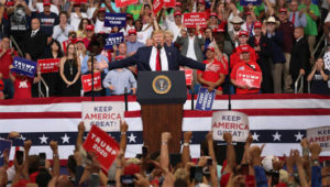 Trump triumphant at massive campaign launch; Prayer declares victory over ‘every strategy from hell’