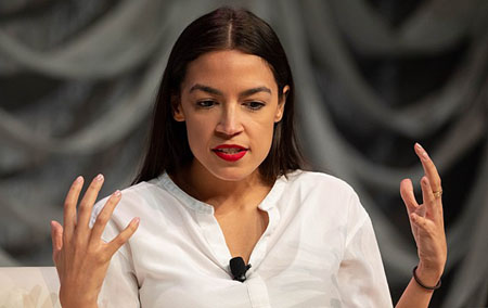 ‘She knocks the country’: Veterans walk out on AOC