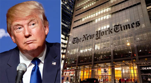‘Treason’: President Trump hits NY Times for ‘fake’ reveal on cyber attacks targeting Russia