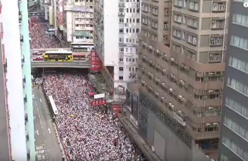 One million Chinese take to the streets in ‘last fight’ for Hong Kong