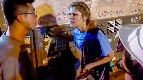 American woman lectures Hong Kong protesters: ‘Safety is more important than freedom’