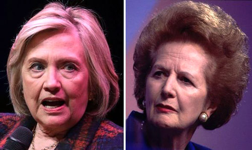 Clinton vs Thatcher: A tale of two women
