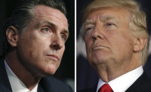 California governor preaches to Trump: Get right with climate change