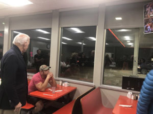 Who? Biden stopped at the Cornstalk Cafe, and one diner was not impressed