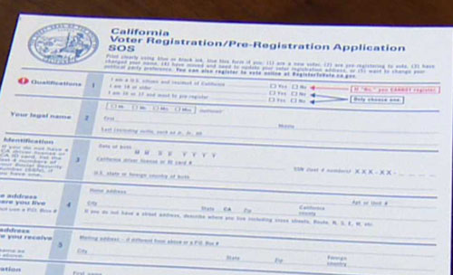 Five states warned on voter registration irregularities
