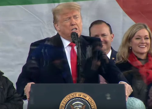 Trump at March for Life: ‘Mothers are heroes’
