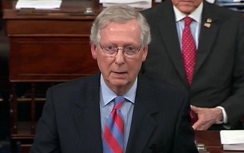 McConnell’s impeachment resolution allows for motion to dismiss