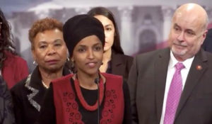 Ilhan Omar giggles during talk of American war dead