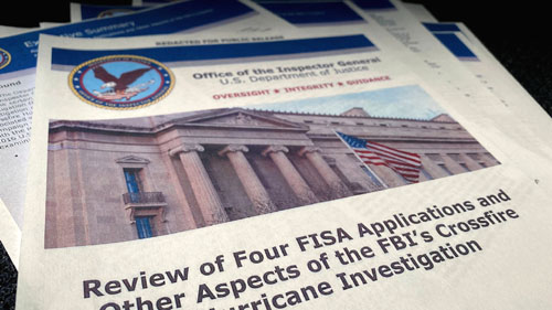 FBI agent excluded information from informant Stefan Halper in FISA application