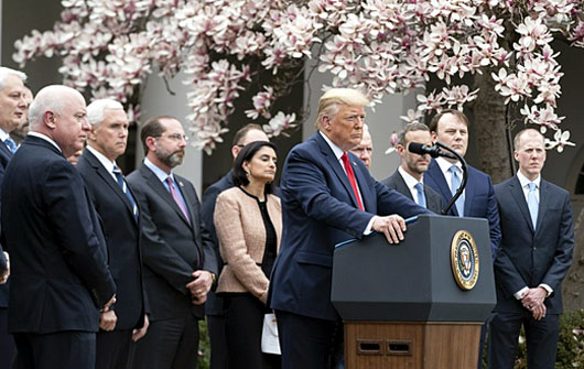 Text of President Trump’s proclamation: National Day of Prayer, March 15, 2020