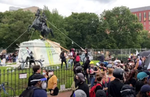 Charges brought after effort to topple Andrew Jackson statue