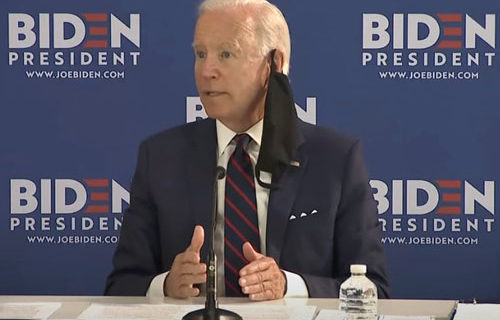 Biden imagines military removing Trump from office; calls George Floyd’s death bigger than MLK’s