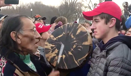Justice for a Covington teen in a MAGA cap