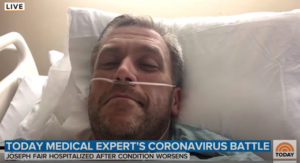 Fake: Contributor used by NBC to show seriousness of coronavirus — never tested positive